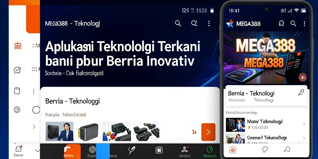 Tampilan antarmuka MEGA388 yang modern dan intuitif.