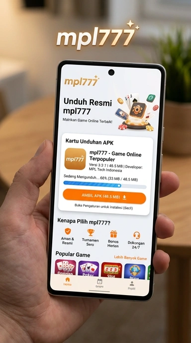 Tampilan halaman APK mpl777